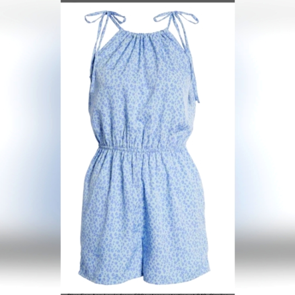 Vero Moda Abstract Animal Print Romper